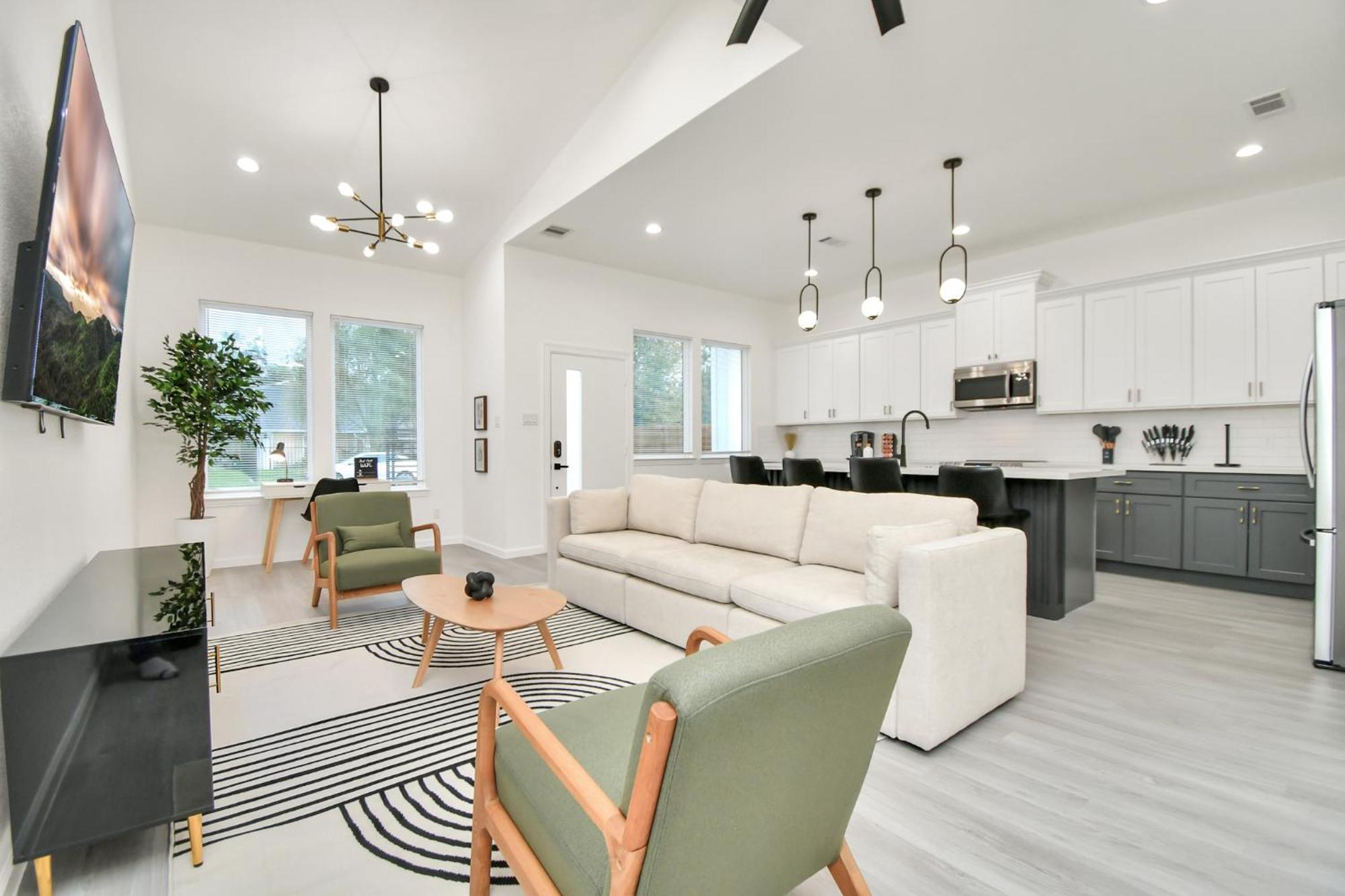 Luxe 3Br/2Ba Near Downtown•Sleeps 9• Netflix•Wi-Fi Villa Houston Buitenkant foto